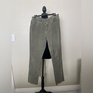 AG Mari Green Corduroy Pants